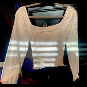 Long sleeve scruchie shirt